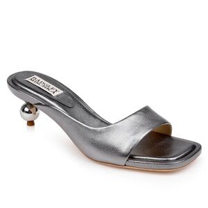 Badgley Midchka Baila Asymmetrical Slide with Ball Heel